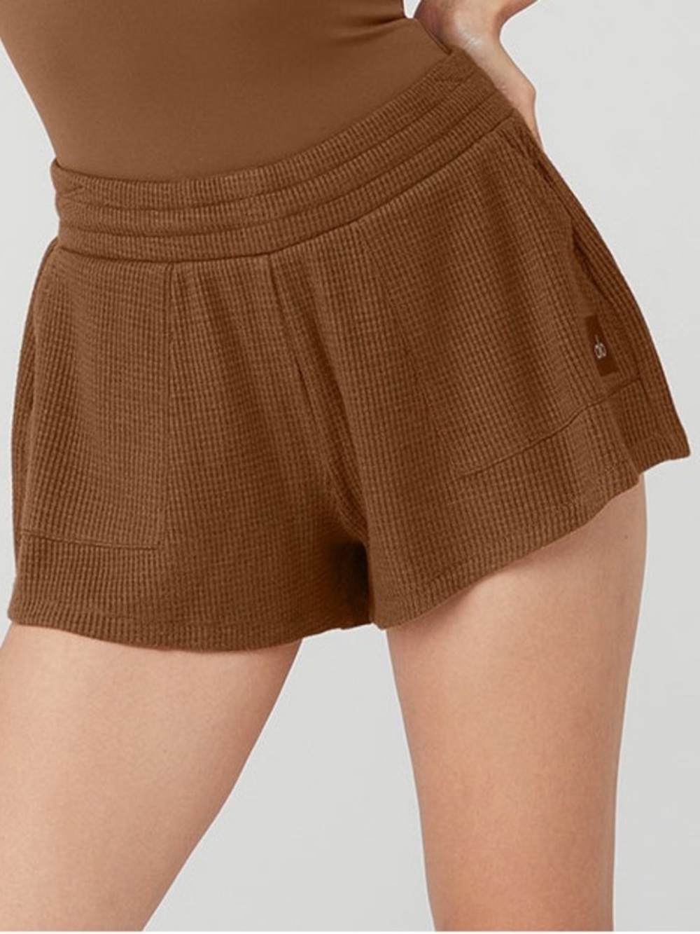 Alo Yoga Waffle Weekend Escape shorts